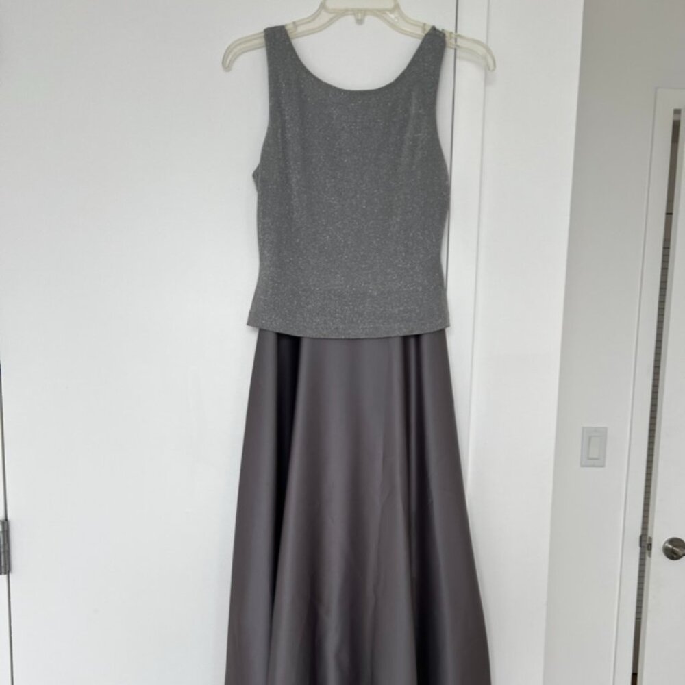 Sleeveless evening gown